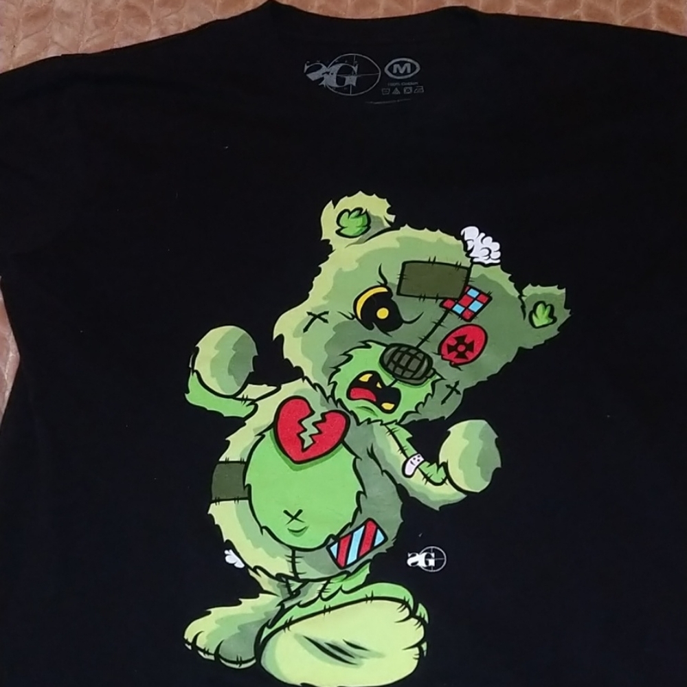 Don't call me slime snipergang medium blk/grn tee